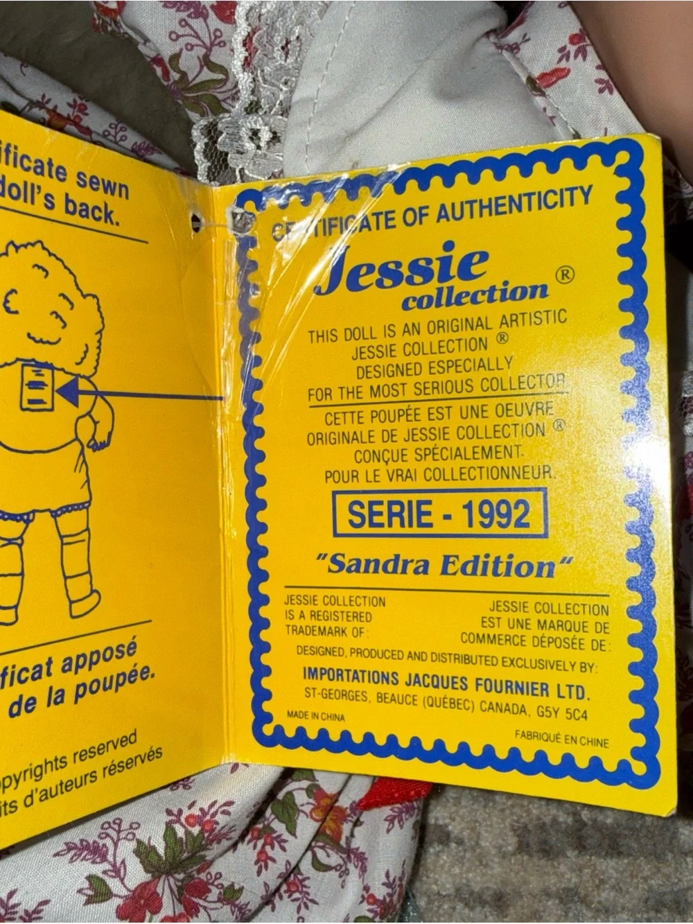 Jesse Collectables doll